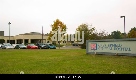 Chesterfield County General Hospital South Carolina USA.. Es ist jetzt McLeod Gesundheitswesen.. Stockfoto