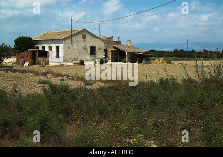 Spanische arbeiten Bauernhof in Guardamar Del Segura Costa Blanca Spanien Espana Stockfoto