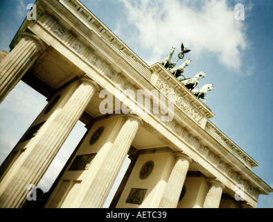Brandenburger Tor Berlin Deutschland Stockfoto