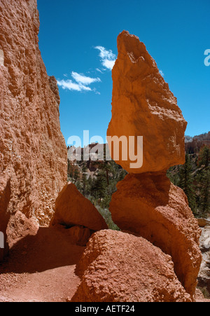 erodiert Landschaftsformen Bryce Canyon Utah Usa Stockfoto