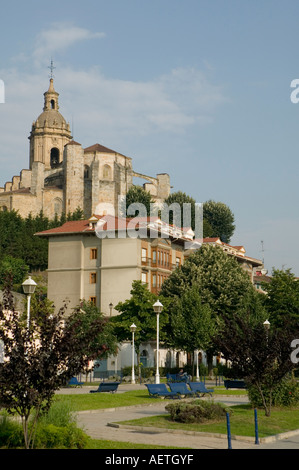 Basilika Santa Maria Parte Viaje Portugalete in der Nähe von Bilbao Pais Vasco baskischen Land Spanien Europa Stockfoto