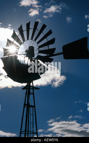 Australische Windmühle für Wasser Stockfoto