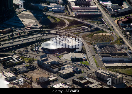 Luftaufnahme von Melbourne CBD, Schrein, Bayside und den Fluss Yarra Stockfoto