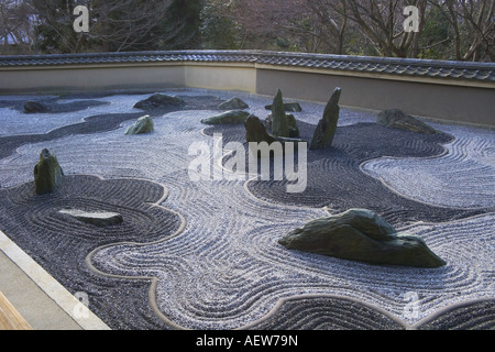 Zen-Garten in Tofuku-Ji Tempel Kyoto Japan Stockfoto