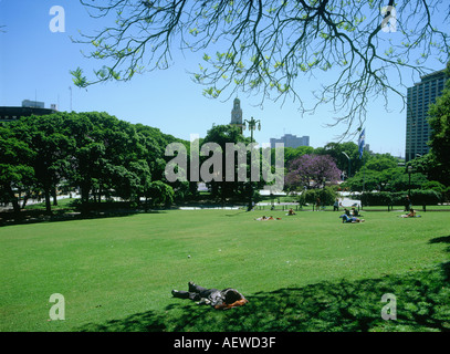 Plaza Livertador General San Martin BUENOS AIRES Argentinien Stockfoto