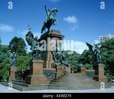 Statue von St. Martin Plaza Livertador General San Martin BUENOS AIRES Argentinien Stockfoto