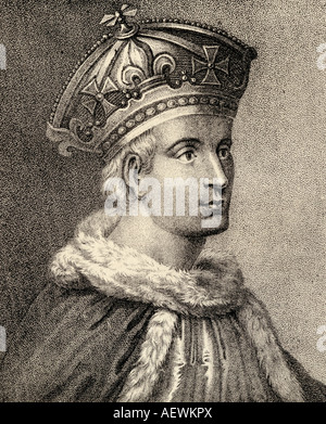 König Heinrich VI von England und umstrittenen König von Frankreich, 1421-1471 Stockfoto