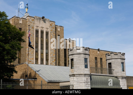 Auburn Correctional Facility-Website der ersten elektrischen Stuhl Ausführung Auburn New York Finger Lakes Stockfoto