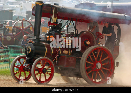 Traction Motor racing bergauf bei 2007 Great Dorset Steam Fair Stockfoto