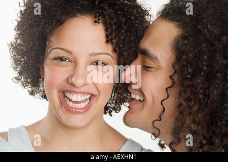 Porträt eines glücklichen Paares Stockfoto