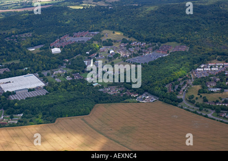 Luftaufnahme der RAF Halton Böcke Stockfoto