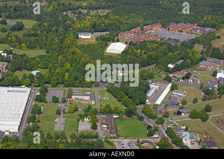 Luftaufnahme der RAF Halton Böcke Stockfoto