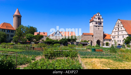Dinkelsbuhl Bayern romantischen Straße Deutschland Stockfoto