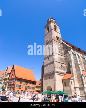 Dinkelsbuhl Bayern romantischen Straße Deutschland Stockfoto
