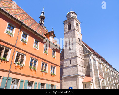 Dinkelsbuhl Bayern romantischen Straße Deutschland Stockfoto