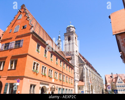 Dinkelsbuhl Bayern romantischen Straße Deutschland Stockfoto
