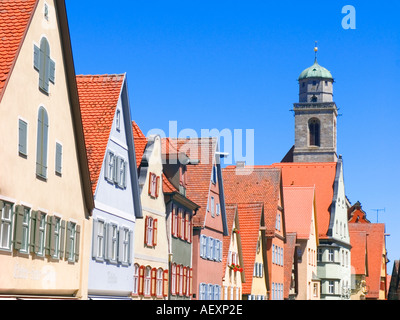 Dinkelsbuhl Bayern romantischen Straße Deutschland Stockfoto