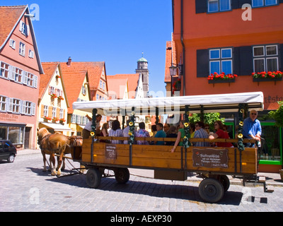 Dinkelsbuhl Bayern romantischen Straße Deutschland Stockfoto