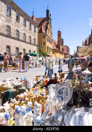 Dinkelsbuhl Bayern romantischen Straße Deutschland Stockfoto