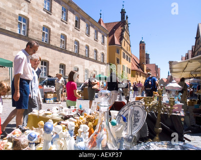Dinkelsbuhl Bayern romantischen Straße Deutschland Stockfoto