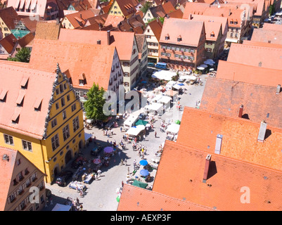 Dinkelsbuhl Bayern romantischen Straße Deutschland Stockfoto