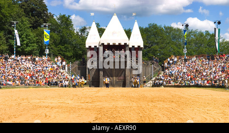 Deutschland Bayern Kaltenberg Ritterturnier Ritter Mittelalterfest Stockfoto