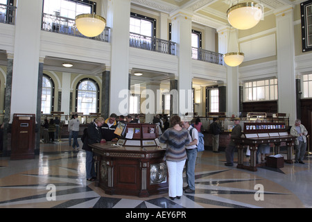General Post Office öffentlichen Bereich O Connell Street Dublin erbaute 1814 1818 nach Plänen von Francis Johnston Stockfoto