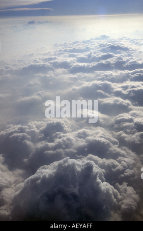 Cloud-Decke von oben Stockfoto