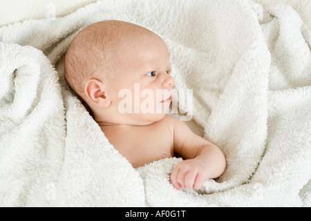 Kleinkind einen Monat alt Stockfoto