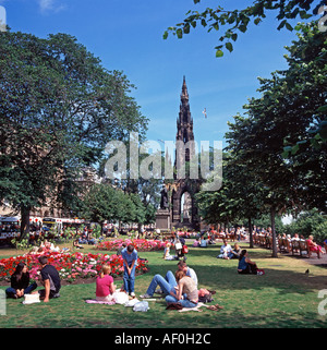 Scott Monument, Edinburgh, Scotland, UK Stockfoto