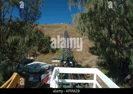 Trolley-System bei Curtis Island Qld Australien Stockfoto