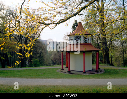 Kassel, Wilhelmshöhe, Barockpark, Mulang, Chinesischer Tempel Und Schloß Stockfoto