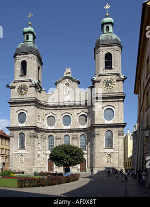 Dom St. Jakob in der Innsbrucker Altstadt Stockfoto