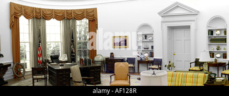 Das Oval Office Im Weissen Haus In Washington D C Stockfoto