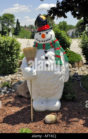 Riesen Schneemann bei Bronner s Christmas Wonderland frankenmuth Michigan mi Stockfoto