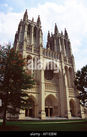 Washington National Cathedral, Kathedrale Kirche des Heiligen Petrus und Paulus, Washington, DC, USA Stockfoto