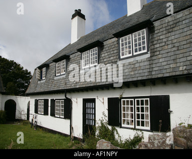 Ferienhäuser in Cushenden National Trust Dorf in der Grafschaft Antrim Stockfoto