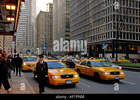 Park Avenue Waldorf Astoria Hotel in Manhattan New York Stockfoto