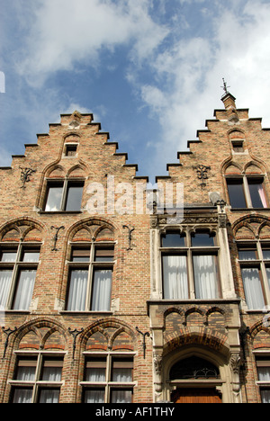 Traditionelle Architektur, Brügge Belgien Stockfoto