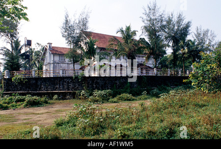 ALTE HÄUSER IN GESCHÜTZTEN GEGEND FORT COCHIN KERALA Stockfoto