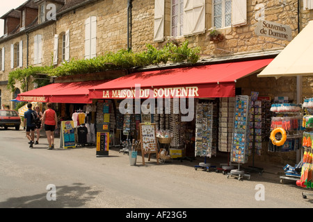 La Maison du Souvenir in die Hügel Dorf von Domme Dordogne Frankreich Europa Stockfoto