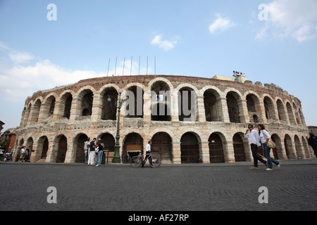 Römische Amphitheater, Verona, Italien Stockfoto