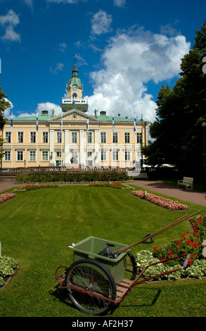 Raatihuoneenpuisto Park Pori-Finnland-EU Stockfoto