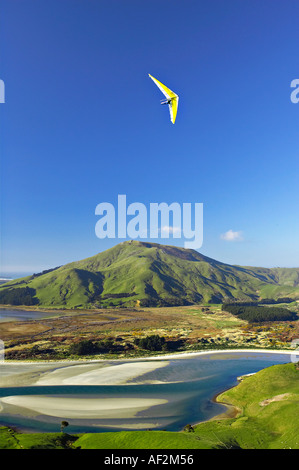 Hängegleiter Otago Halbinsel in der Nähe von Dunedin Südinsel Neuseeland Stockfoto