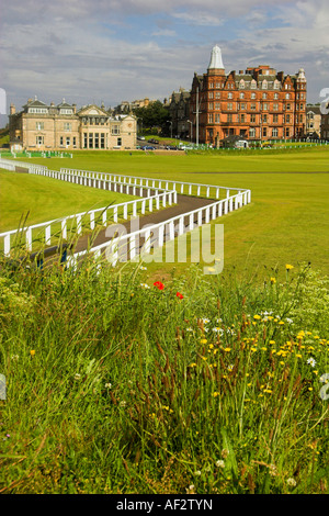 St Andrews Stadt und Golf Club Stockfoto