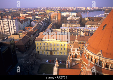 Szeged, Ungarn, Voitive Kathedrale von Szeged, Domplatz Stockfoto