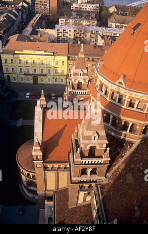 Szeged, Ungarn, Voitive Kathedrale von Szeged, Domplatz Stockfoto