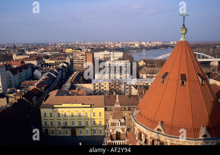 Szeged, Ungarn, Voitive Kathedrale von Szeged, Domplatz Stockfoto