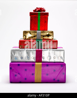 Geschenkehaufen Stockfoto