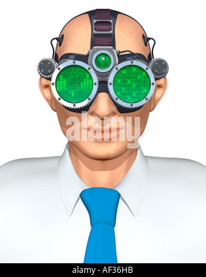 Business-Brille Stockfoto